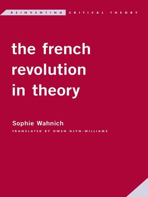 cover image of The French Revolution in Theory